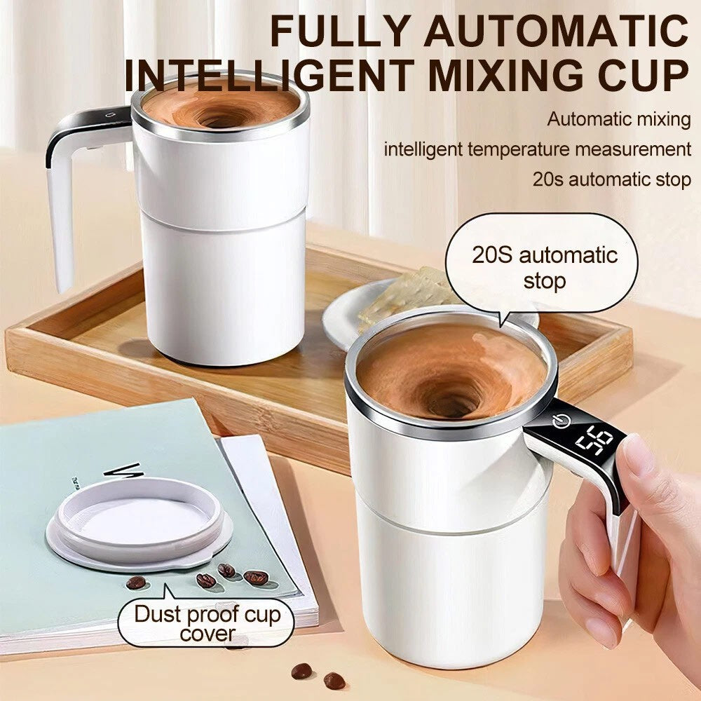 Self-Stirring Coffee Mug 380ML Magnetic Stirring Cup Portable Rechargeable