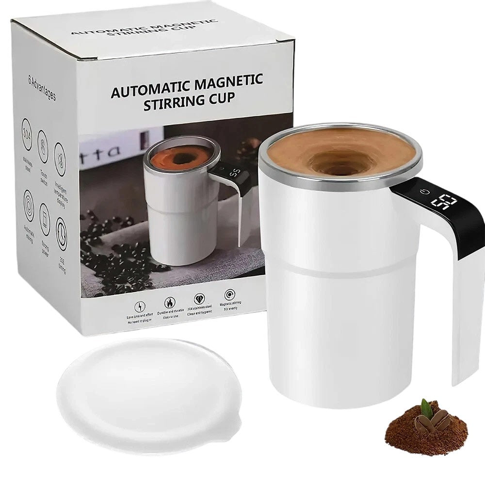 Self-Stirring Coffee Mug 380ML Magnetic Stirring Cup Portable Rechargeable