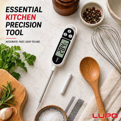 Instant Read Digital Meat Thermometer for BBQ and Air Fryer Cooking