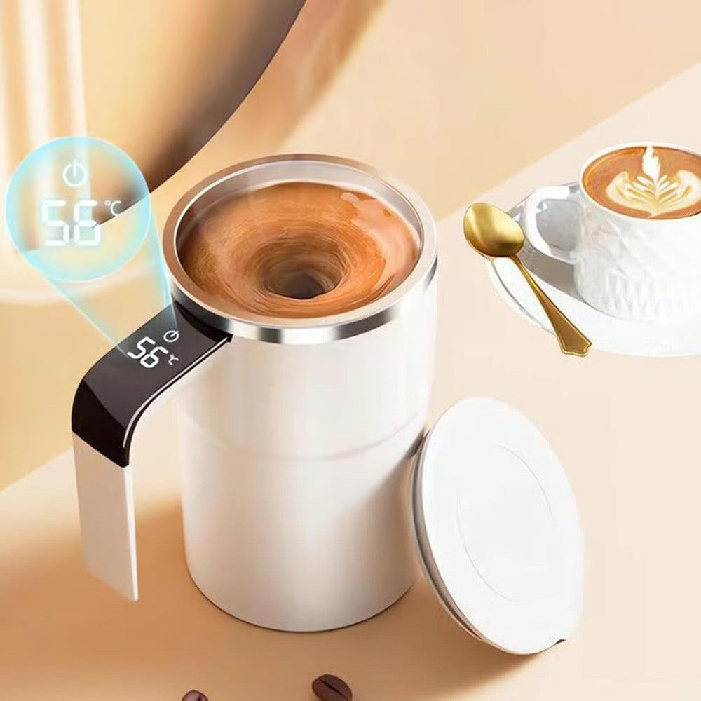 Self-Stirring Coffee Mug 380ML Magnetic Stirring Cup Portable Rechargeable